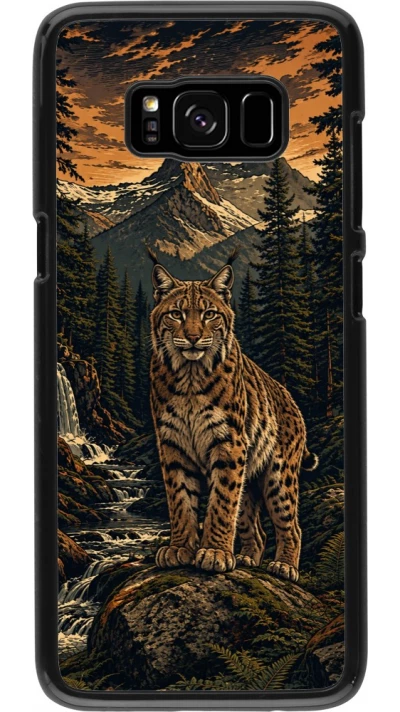 Coque Samsung Galaxy S8 - Linocut Lynx