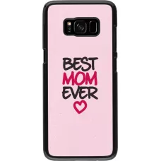 Samsung Galaxy S8 Case Hülle - Mom 2023 best Mom ever pink