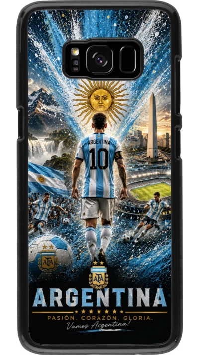 Samsung Galaxy S8 Case Hülle - Fussball Argentinien splash 2026