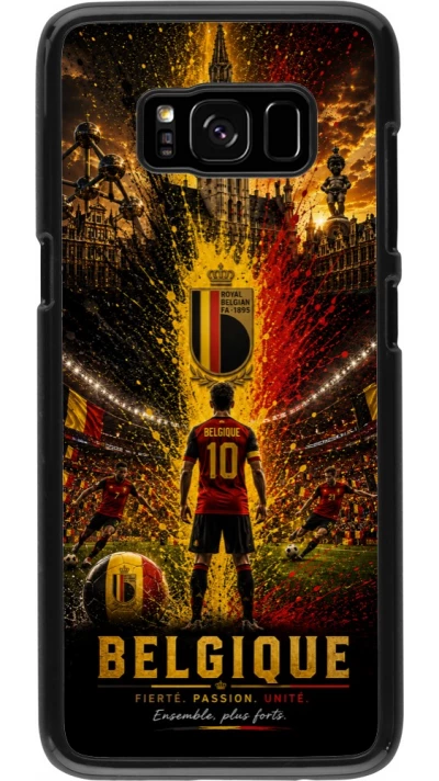 Samsung Galaxy S8 Case Hülle - Fussball Belgien splash 2026