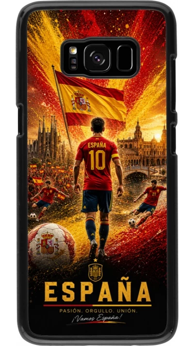 Samsung Galaxy S8 Case Hülle - Fussball Espanien splash 2026