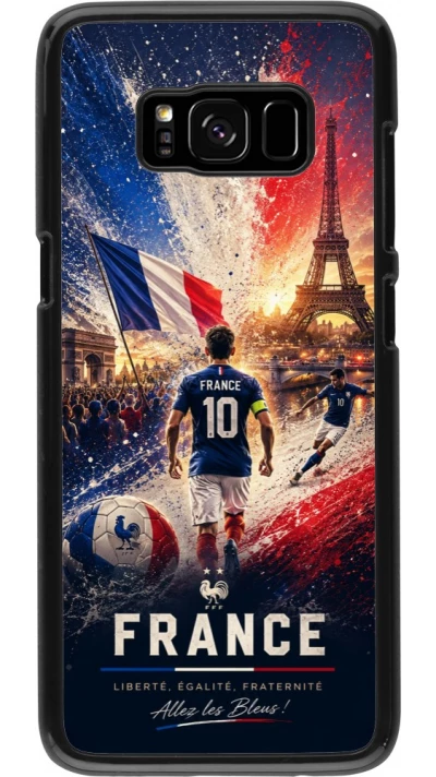 Samsung Galaxy S8 Case Hülle - Fussball Frankreich splash 2026