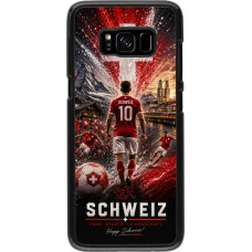Samsung Galaxy S8 Case Hülle - Fussball Schweiz splash 2026