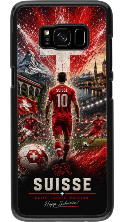 Samsung Galaxy S8 Case Hülle - Fussball Suisse splash 2026