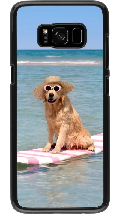 Coque Samsung Galaxy S8 - Summer Dog on Paddle