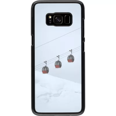 Samsung Galaxy S8 Case Hülle - Winter 22 ski lift