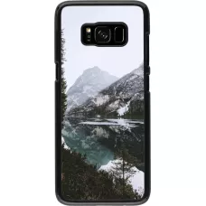 Coque Samsung Galaxy S8 - Winter 22 snowy mountain and lake