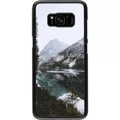Coque Samsung Galaxy S8 - Winter 22 snowy mountain and lake