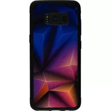 Coque Samsung Galaxy S8 - Silicone rigide noir Abstract Triangles 