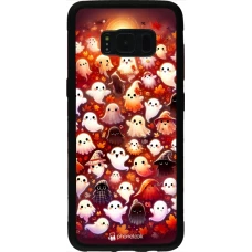 Samsung Galaxy S8 Case Hülle - Silikon schwarz Gespenster Herbst niedlich