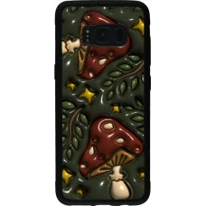 Coque Samsung Galaxy S8 - Silicone rigide noir Autumn 26 3D mushrooms