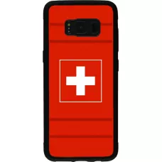Hülle Samsung Galaxy S8 - Silikon schwarz Euro 2020 Switzerland