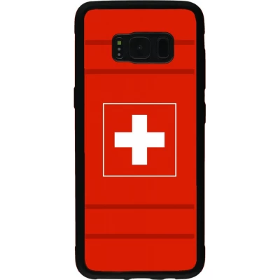 Hülle Samsung Galaxy S8 - Silikon schwarz Euro 2020 Switzerland