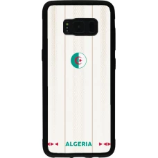 Coque Samsung Galaxy S8 - Silicone rigide noir Maillot de football Algérie 2026 personnalisable