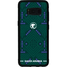 Samsung Galaxy S8 Case Hülle - Silikon schwarz Saudi Arabien 2026 personalisierbares Fussballtrikot