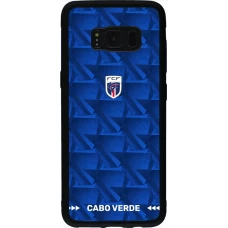 Samsung Galaxy S8 Case Hülle - Silikon schwarz Kap Verde 2026 personalisierbares Fussballtrikot