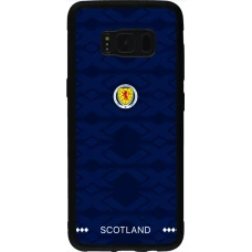 Coque Samsung Galaxy S8 - Silicone rigide noir Maillot de football Ecosse 2026 personnalisable