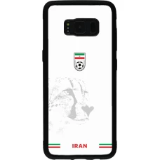 Samsung Galaxy S8 Case Hülle - Silikon schwarz Iran 2026 personalisierbares Fussballtrikot