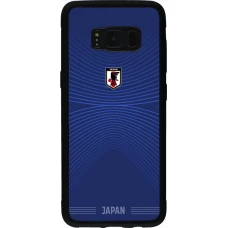 Samsung Galaxy S8 Case Hülle - Silikon schwarz Japan 2026 personalisierbares Fussballtrikot