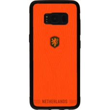 Samsung Galaxy S8 Case Hülle - Silikon schwarz Niederlande 2026 personalisierbares Fussballtrikot