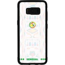 Samsung Galaxy S8 Case Hülle - Silikon schwarz Senegal 2026 personalisierbares Fussballtrikot