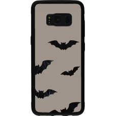 Coque Samsung Galaxy S8 - Silicone rigide noir Halloween 2026 Bats