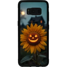 Coque Samsung Galaxy S8 - Silicone rigide noir Halloween 2026 Evil Sunflower