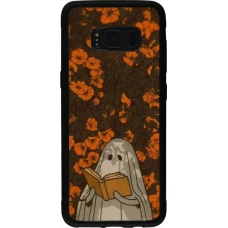 Coque Samsung Galaxy S8 - Silicone rigide noir Halloween 2026 Ghost reading