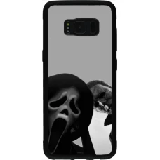 Coque Samsung Galaxy S8 - Silicone rigide noir Halloween 2026 Scream and Michael Myers