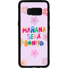 Samsung Galaxy S8 Case Hülle - Silikon schwarz Karol G Manana sera bonito