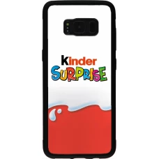 Samsung Galaxy S8 Case Hülle - Silikon schwarz Kinder Surprise