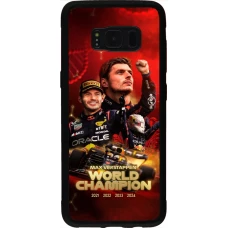 Samsung Galaxy S8 Case Hülle - Silikon schwarz Max Verstappen Champion 2023