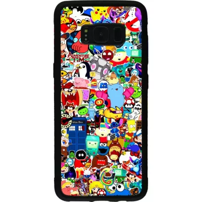 Coque Samsung Galaxy S8 - Silicone rigide noir Mixed cartoons