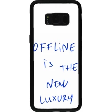 Coque Samsung Galaxy S8 - Silicone rigide noir Offline is the new luxury