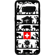 Samsung Galaxy S8 Case Hülle - Silikon schwarz Poya Schweiz 1