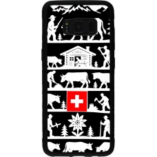 Samsung Galaxy S8 Case Hülle - Silikon schwarz Poya Schweiz 1 schwarz