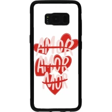 Samsung Galaxy S8 Case Hülle - Silikon schwarz Saint Valentines Day 26 Amor