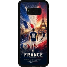 Samsung Galaxy S8 Case Hülle - Silikon schwarz Fussball Frankreich splash 2026