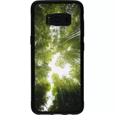 Samsung Galaxy S8 Case Hülle - Silikon schwarz Spring 23 forest blue sky
