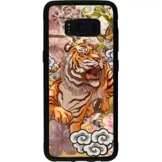 Samsung Galaxy S8 Case Hülle - Silikon schwarz Spring 23 japanese tiger