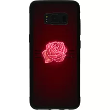 Samsung Galaxy S8 Case Hülle - Silikon schwarz Spring 23 neon rose