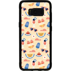 Samsung Galaxy S8 Case Hülle - Silikon schwarz Pattern Summer 2026