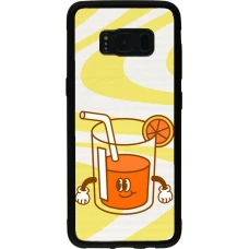 Samsung Galaxy S8 Case Hülle - Silikon schwarz Summer drink 2026