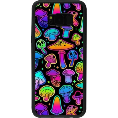 Coque Samsung Galaxy S8+ - Silicone rigide noir Autumn 2024 magic mushrooms