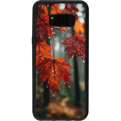 Coque Samsung Galaxy S8+ - Silicone rigide noir Autumn 25 Rain