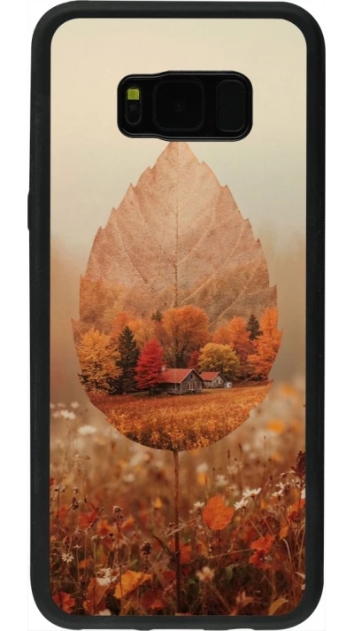 Coque Samsung Galaxy S8+ - Silicone rigide noir Autumn 26 Autumn leaf