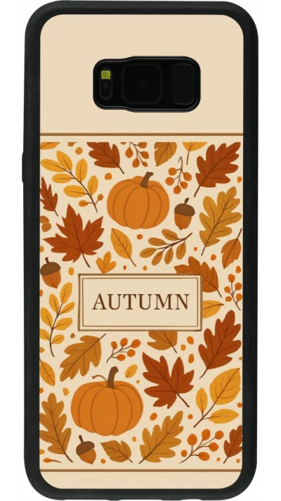 Coque Samsung Galaxy S8+ - Silicone rigide noir Autumn 26 Hello autumn