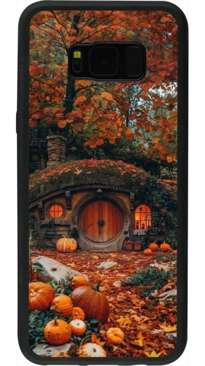 Coque Samsung Galaxy S8+ - Silicone rigide noir Autumn 26 Hobbit house
