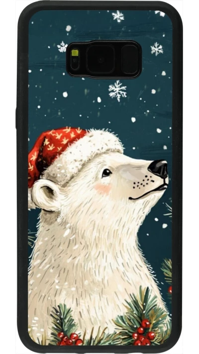 Coque Samsung Galaxy S8+ - Silicone rigide noir Christmas 25 Bear