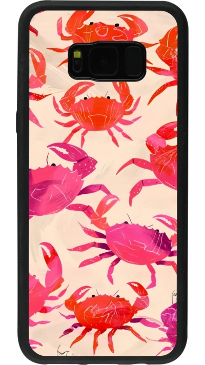 Coque Samsung Galaxy S8+ - Silicone rigide noir Crabs Paint
